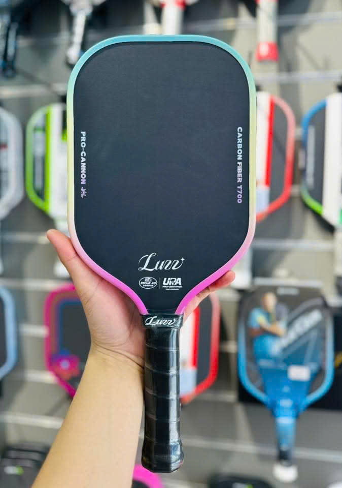 Vợt Pickleball Luzz Canon Chính Hãng - Hồng - Kiểm Soát Bóng - Tăng Độ Xoáy - Tấn Công Mạnh Mẽ - Mỡ Rộng Điểm Ngọt